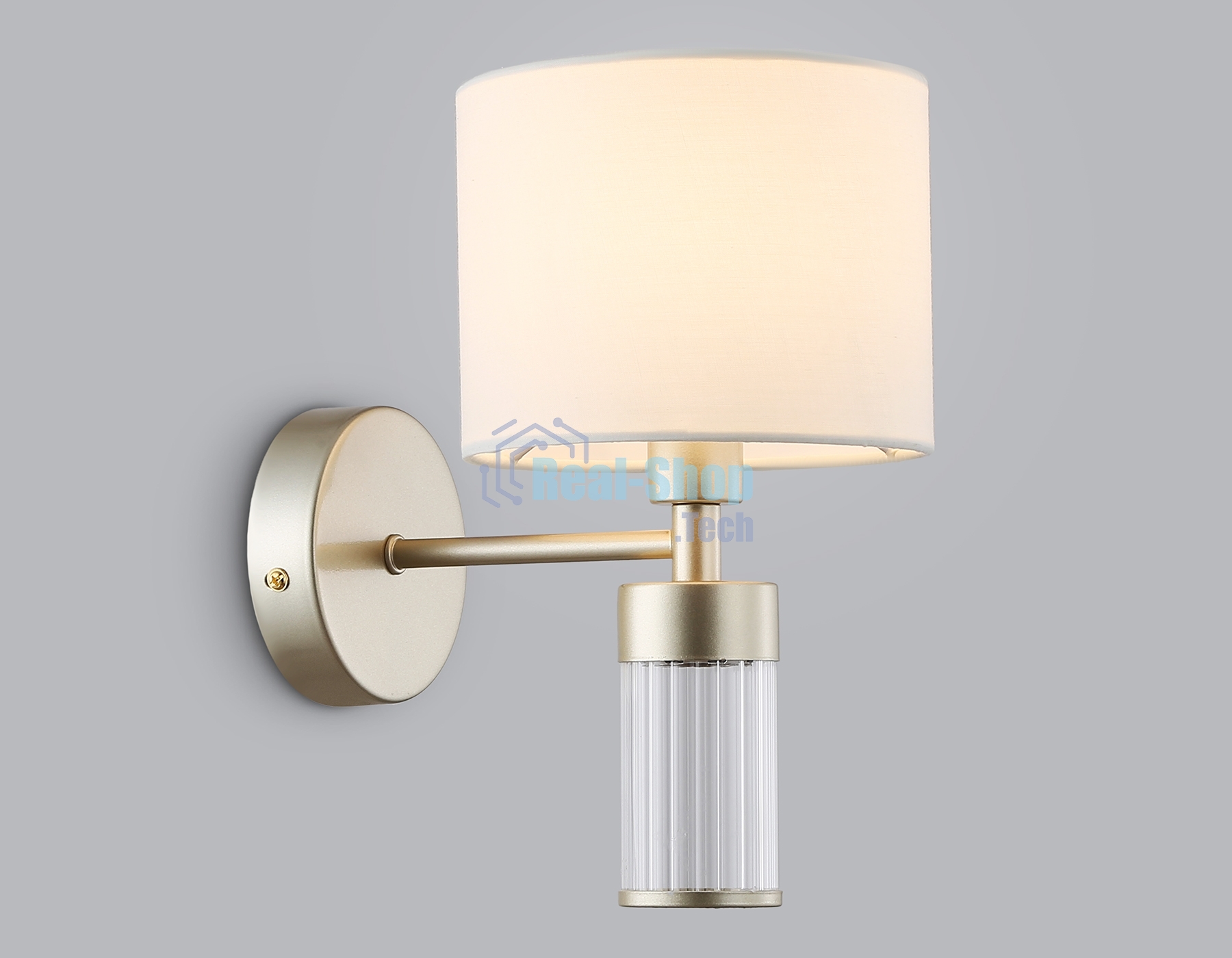 Настенный светильник Ambrella light LH71305 CGD/WH золото/белый E14 max 40W 220*150*260