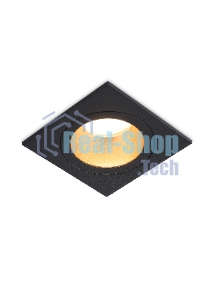 Встраиваемый точечный светильник Ambrella light TN102829 BK/GD черный/золото GU5.3 92*92*50
