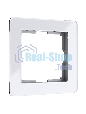 Рамка на 1 пост Acrylic (белый) W0012701