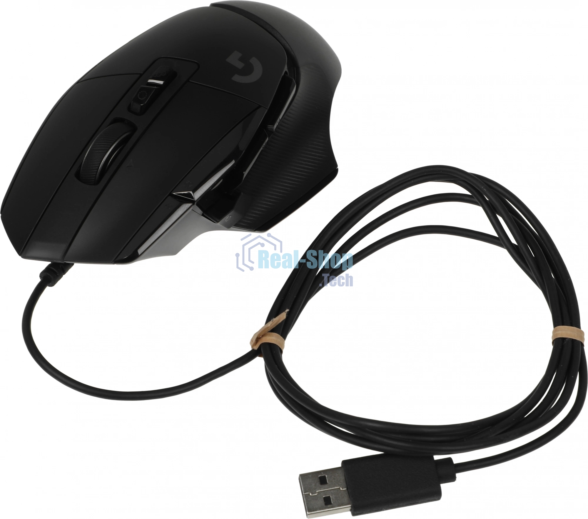 Мышь проводная Logitech G502 X черный, 25600 dpi, USB, кнопки - 13