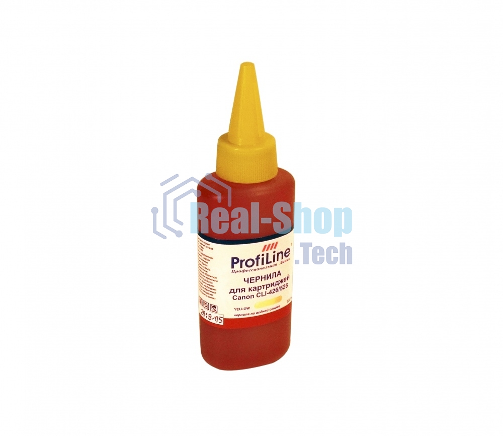 Чернила PL-CLI-426/526 для принтеров Canon iP4820/iP4840/iP4850/iP4870/MG6120/MG6140/MG6150/MG6170/MG8120/MG8140/MG8150/MG8170 Yellow водн 100 мл ProfiLine