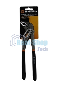 Клещи переставные ВИХРЬ 300 мм.,обливные рукоятки