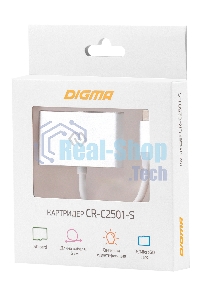 Кард-ридер Type C Digma CR-С2501-S серебристый