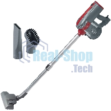 Пылесос вертикальный Galaxy GL 6255 серый/красный, питание от сети, 150 Вт, уборка сухая, пылесборник 0.8 л