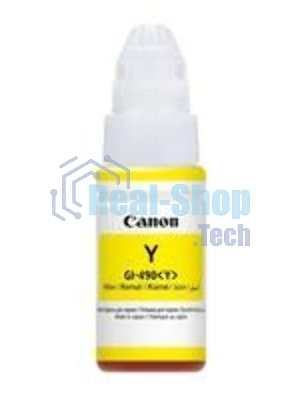 Чернила Canon GI-490Y 0666C001 желтый для Canon Pixma G1400/2400/3400 (70мл)