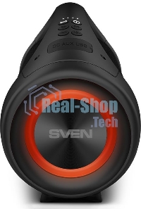 Колонка портативная Sven АС PS-370 черный 40W 2.0 BT