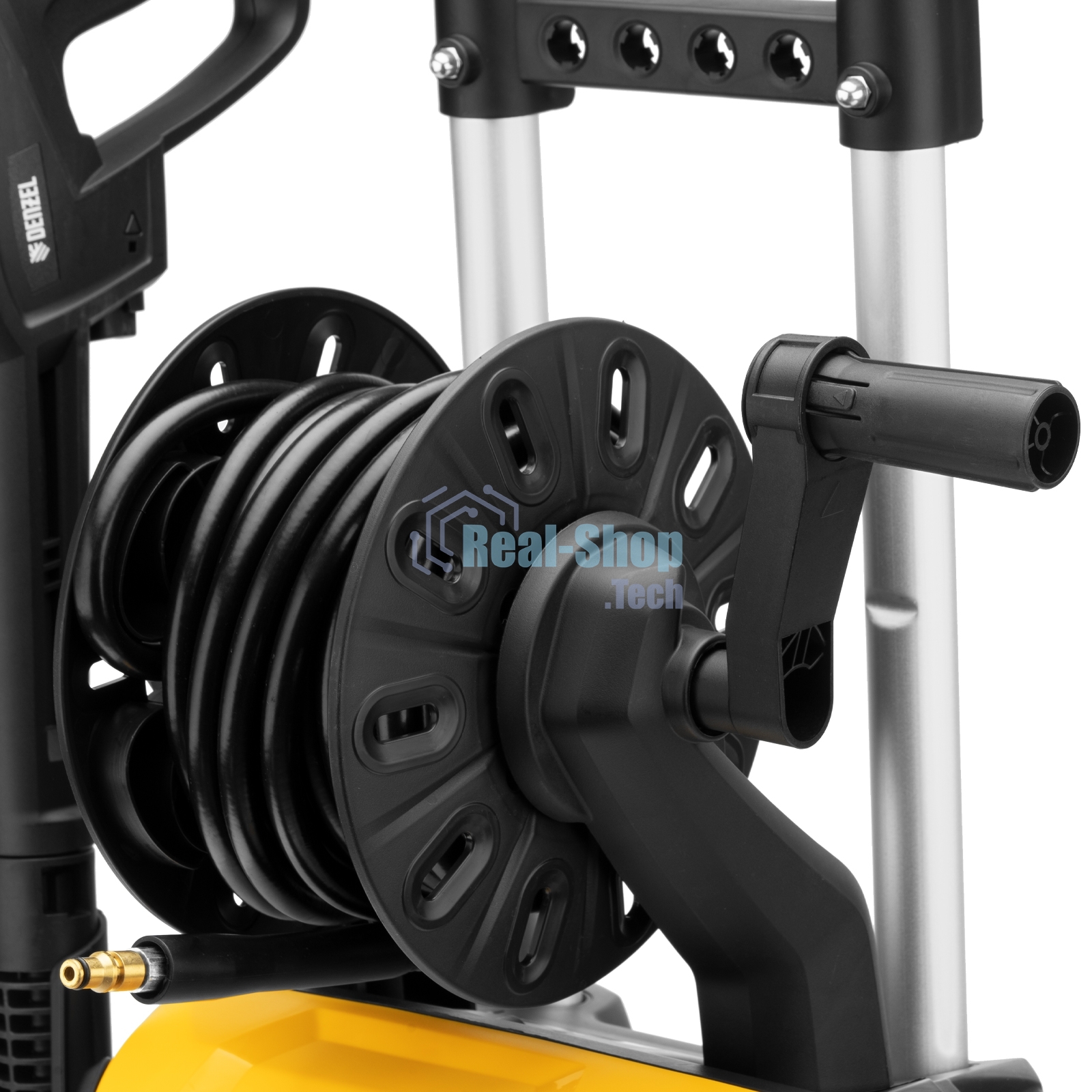 Моечная машина высокого давления Denzel R-180D, 2200 Вт, 180 бар, 380 л/ч, с барабаном