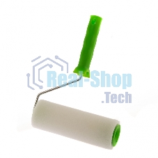 Валик Сибртех Поролон с ручкой, 200 мм, D 48 мм, D ручки 6 мм