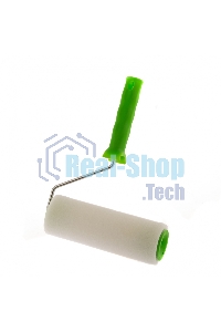 Валик Сибртех Поролон с ручкой, 200 мм, D 48 мм, D ручки 6 мм