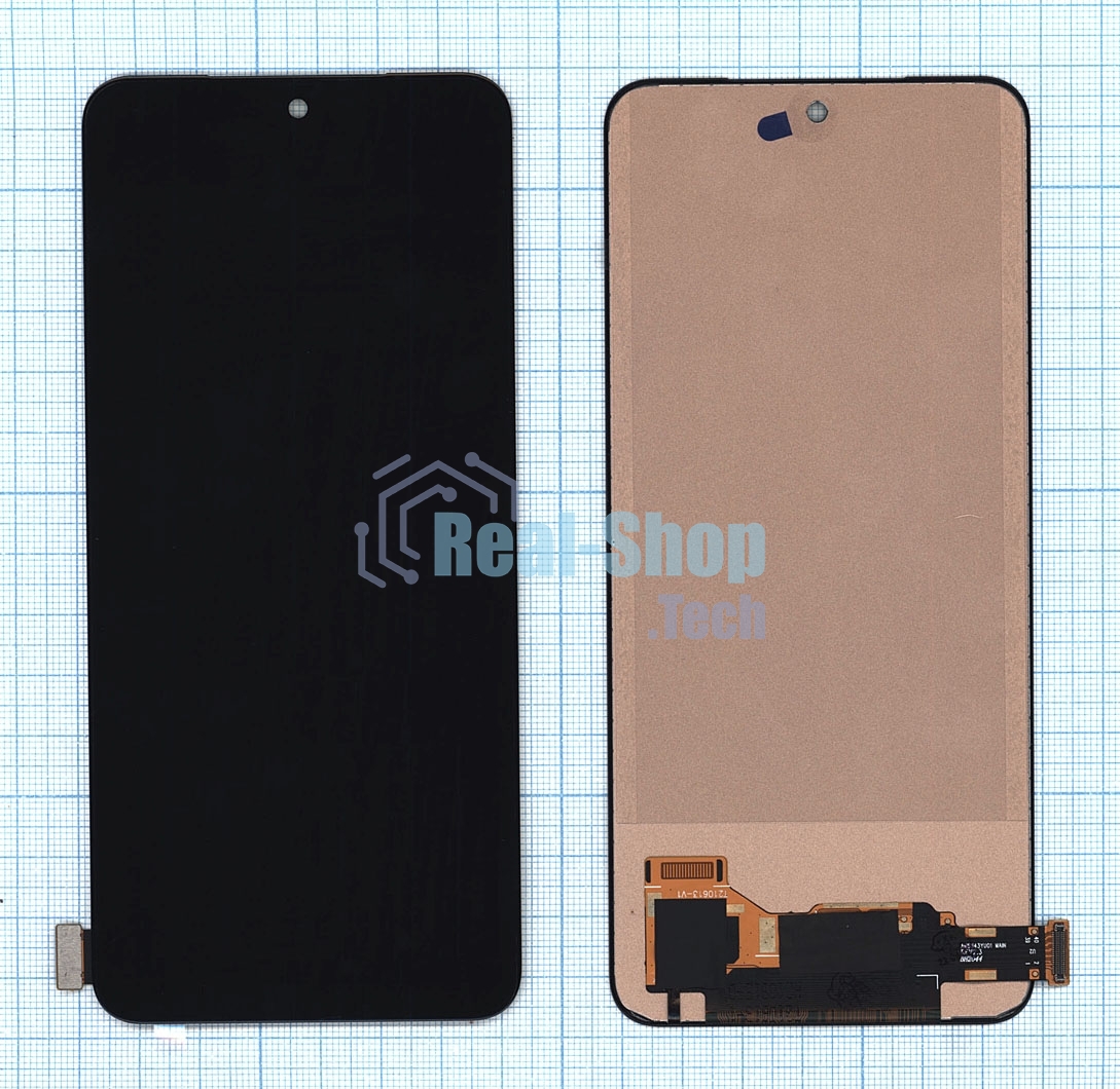 Дисплей для Xiaomi Redmi Note 10, Redmi Note 10S, Poco M5s (TFT) черный