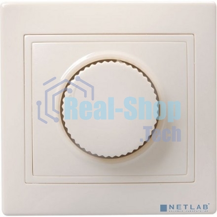 Светорегулятор поворот. СП КВАРТА IP20 ВСР10-1-0-ККм крем. ИЭК EDK10-K33-03-DM