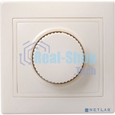 Светорегулятор поворот. СП КВАРТА IP20 ВСР10-1-0-ККм крем. ИЭК EDK10-K33-03-DM