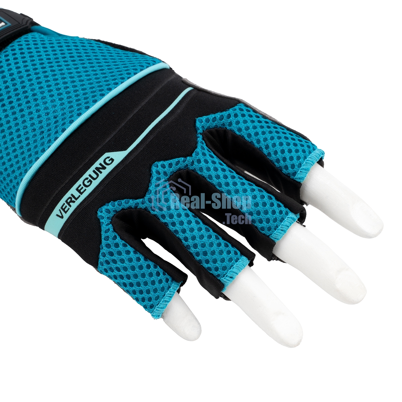 Перчатки комбинированные облегченные Gross открытые пальцы, AKTIV, размер М (8)