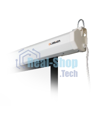 Экран с электроприводом Lumien Eco Control 229x305 см (раб. область 221х297 см) Matte White черная кайма по периметру 4:3