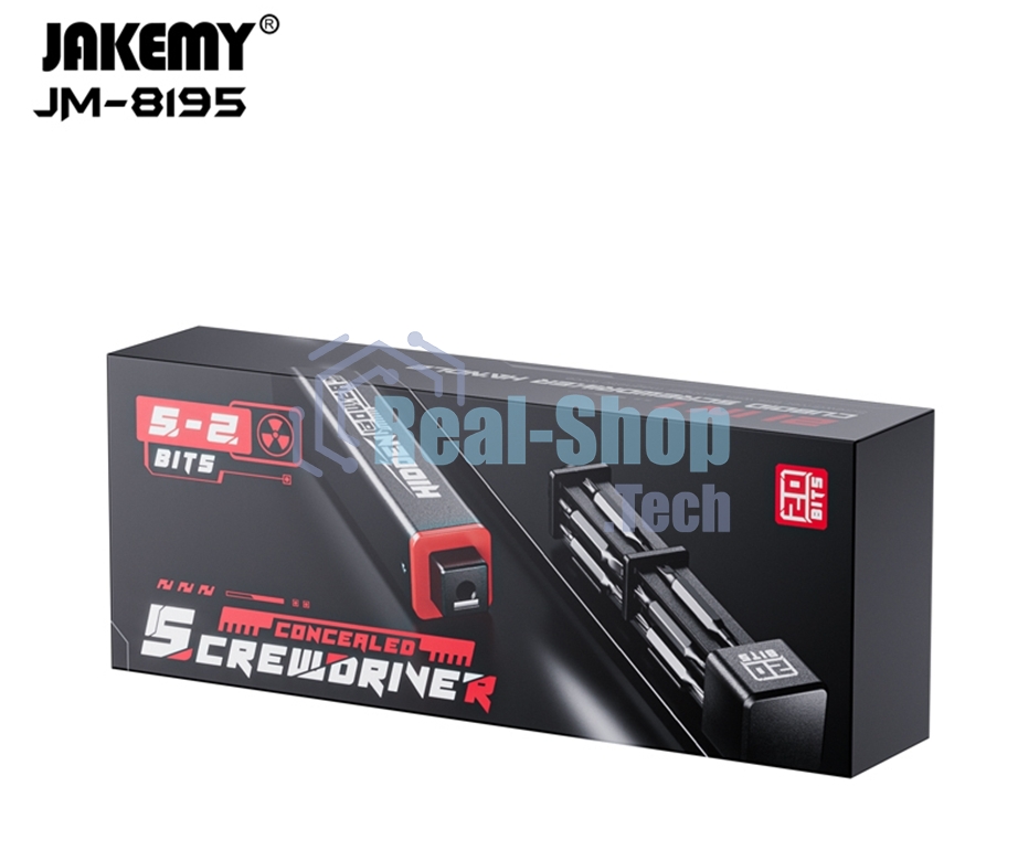 Компактная Отвертка со сменными насадками Jakemy JM-8195 20 в 1