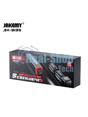 Компактная Отвертка со сменными насадками Jakemy JM-8195 20 в 1