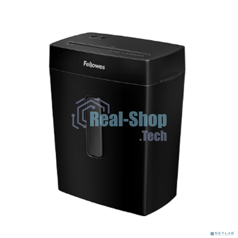 Шредер Fellowes PowerShred Р-42С черный (секр.P-4) фрагменты 8лист. 15лтр. скрепки скобы пл.карты