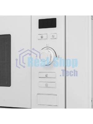 Микроволновая печь встраиваемая MONSHER 201 W 20 л, 800-1250 Вт, гриль, 8 программ, белый