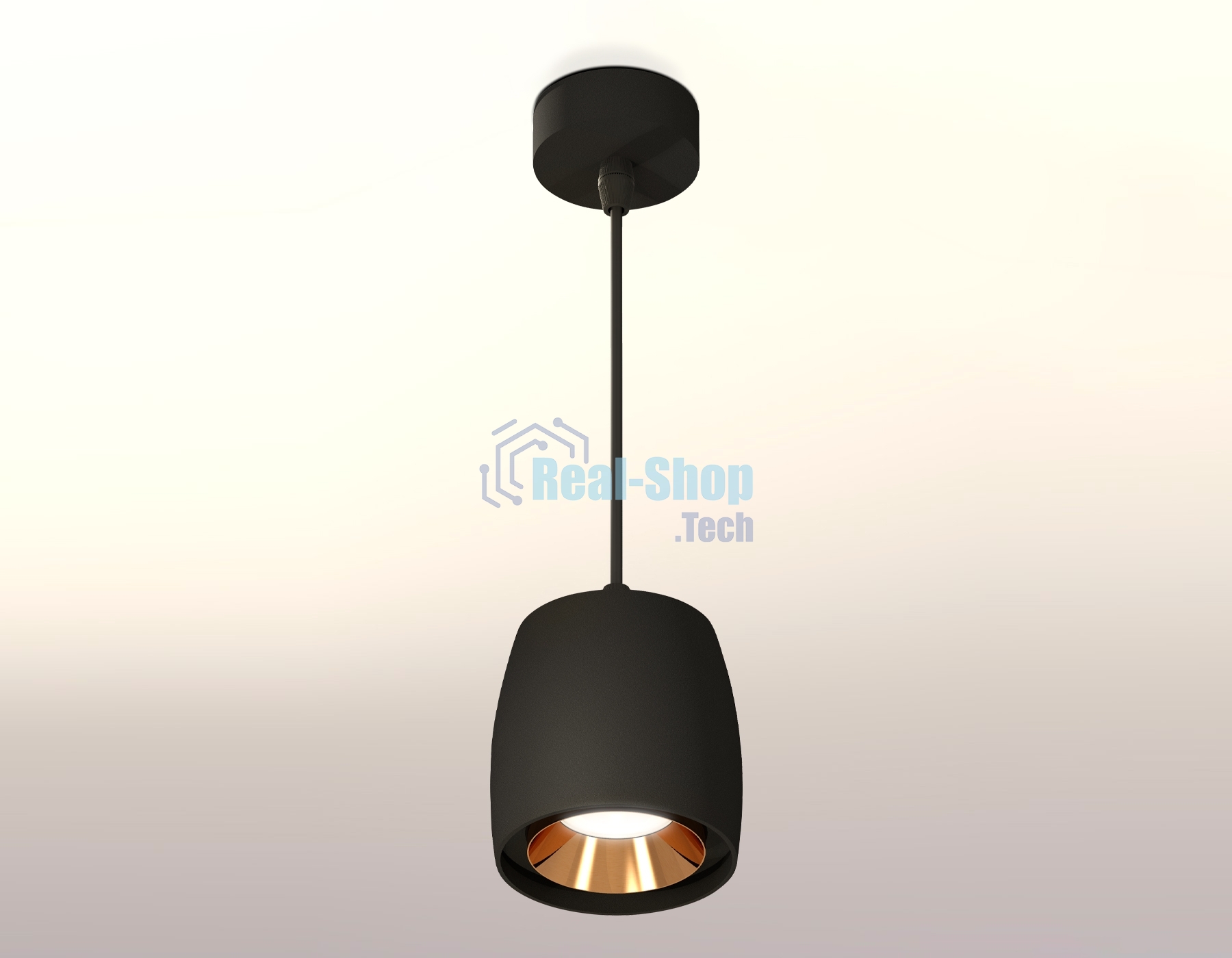 Светильник Ambrella Light XP1142001 SBK/PYG черный песок/золото желтое полированное MR16 GU5.3 (A2311, C1142, N7034)
