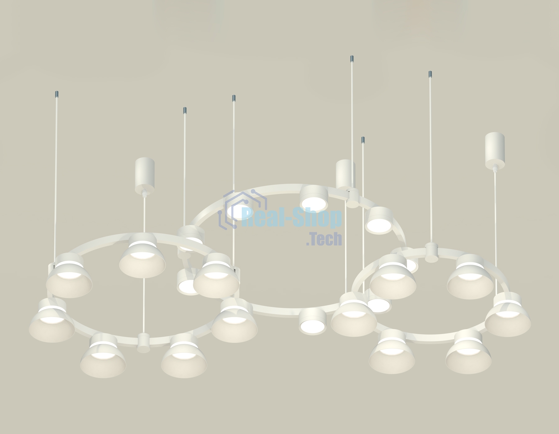 Светильник Ambrella light XR92082010/22 SWH/FR белый песок/белый матовый GX53 (A9208, C9241, C9236, C9231, N8112, N8140)