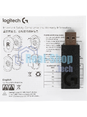 Гарнитура проводная с микрофоном Logitech G733 Lightspeed черный мониторные Radio оголовье (981-000867)