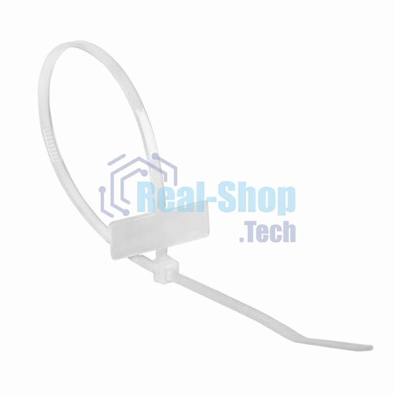 Хомут под маркер Rexant nylon 200x2,5 мм 100 шт. белый