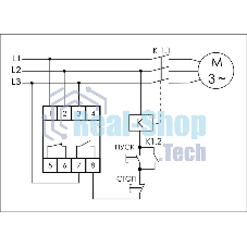 Реле контроля фаз для сетей с изолированной нейтралью CKF-11 (монтаж на DIN-рейке 35мм; регулировка задержки отключения; контроль чередования фаз; 3х400В 8А 1Z 1R IP20)(аналог ЕЛ-11Е) F&F EA04.004.003