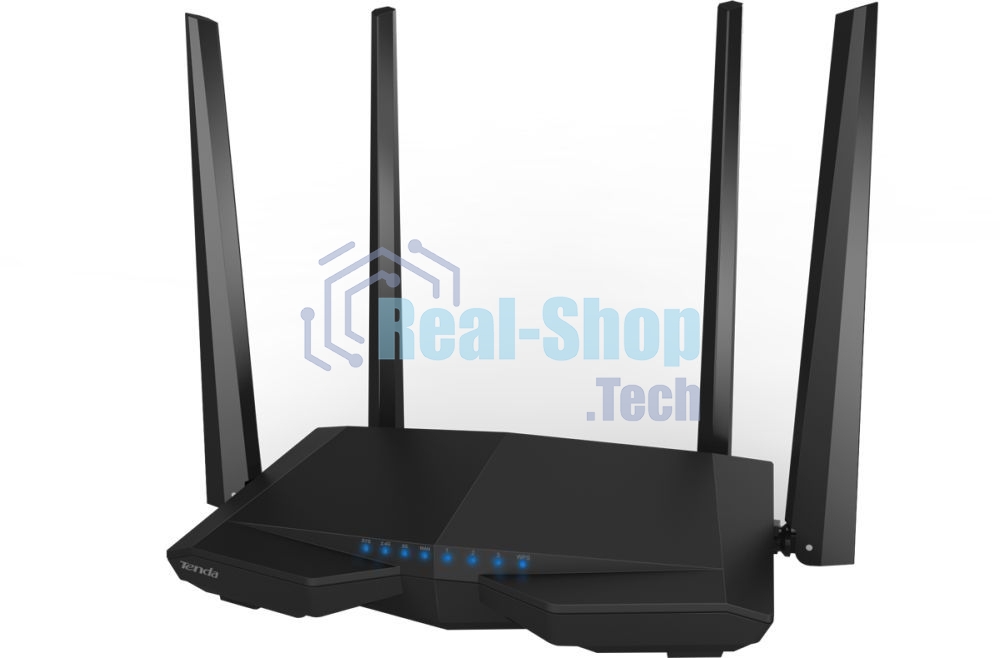 Маршрутизатор Tenda AC6 AC1200 Двухдиапазонный, Wi-Fi маршрутизатор, 4*5 дБи внешние антенны