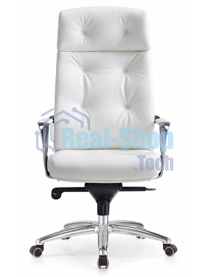 Кресло Бюрократ DAO/WHITE белый, кожа