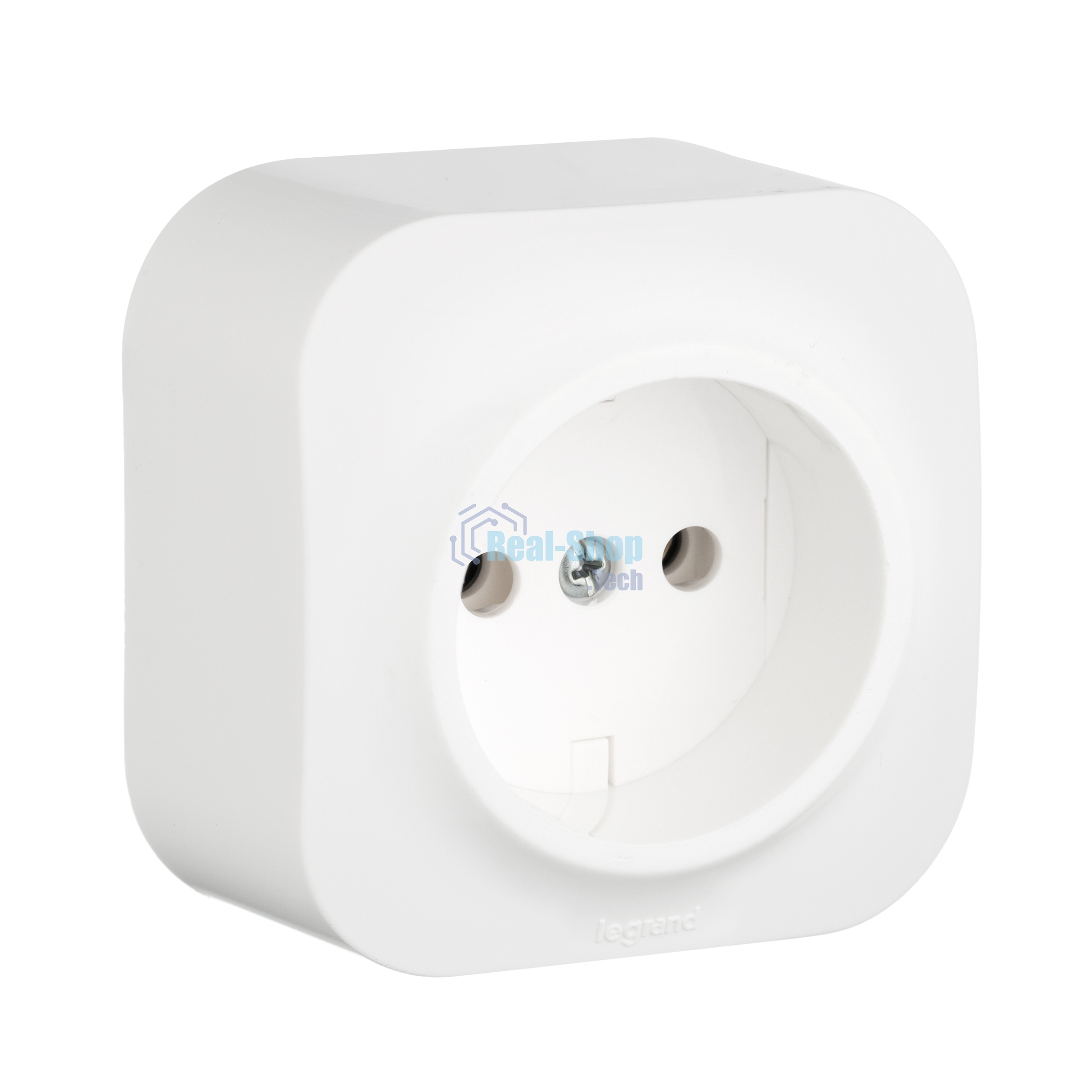 Розетка Legrand 782210 без заземления без шторок (Белая)