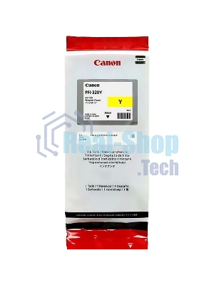 Картридж струйный Canon PFI-320 Y 2893C001 желтый (300мл) для Canon Canon imagePROGRAF TM-200/205
