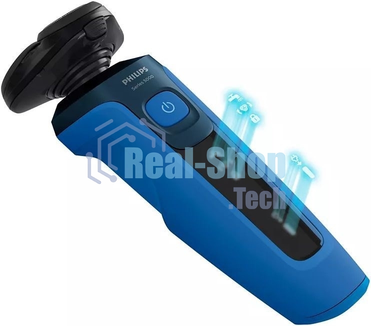 Электробритва роторная Philips S5466/17 питан.:элек.сеть/аккум. синий