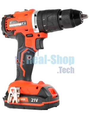 Дрель-шуруповерт Patriot BR 210Li-h UES, 21 В, 2 Ач, 50 Нм, бесщеточный, ударный