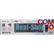 Комплект клавиатура + мышка Defender LINE C-511 RU черный