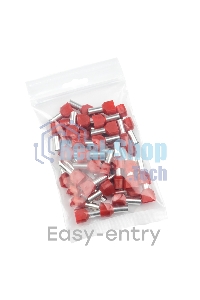 Наконечник штыревой втулочный изол. НШвИ(2) 10.0-14 (уп.50шт) EKF nhvi2-10.0-14