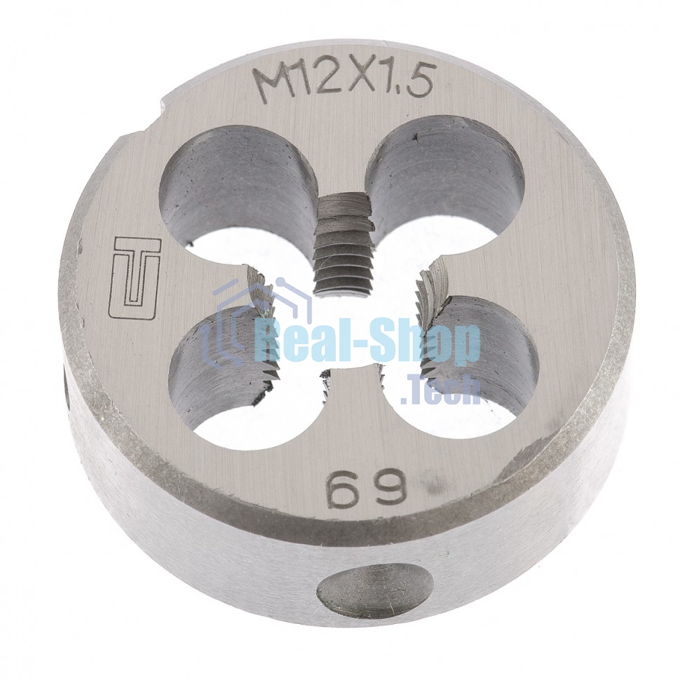 Плашка Сибртех М12x1,5 мм