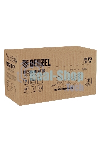 Дизельная тепловая пушка Denzel DHG-20, 20 кВт, 500 м3/ч, прямой нагрев