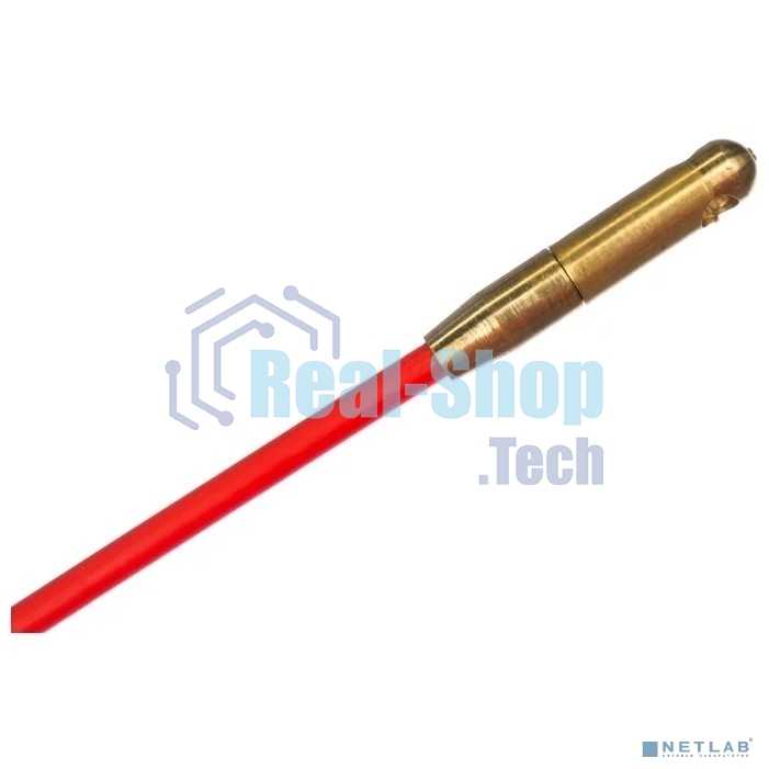 Протяжка кабельная Rexant (мини УЗК в бухте), стеклопруток, d=3,5 мм 70 м, красная