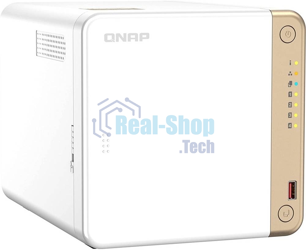 Сетевое хранилище NAS Qnap Original TS-462-4G 4-bay настольный Celeron N4505