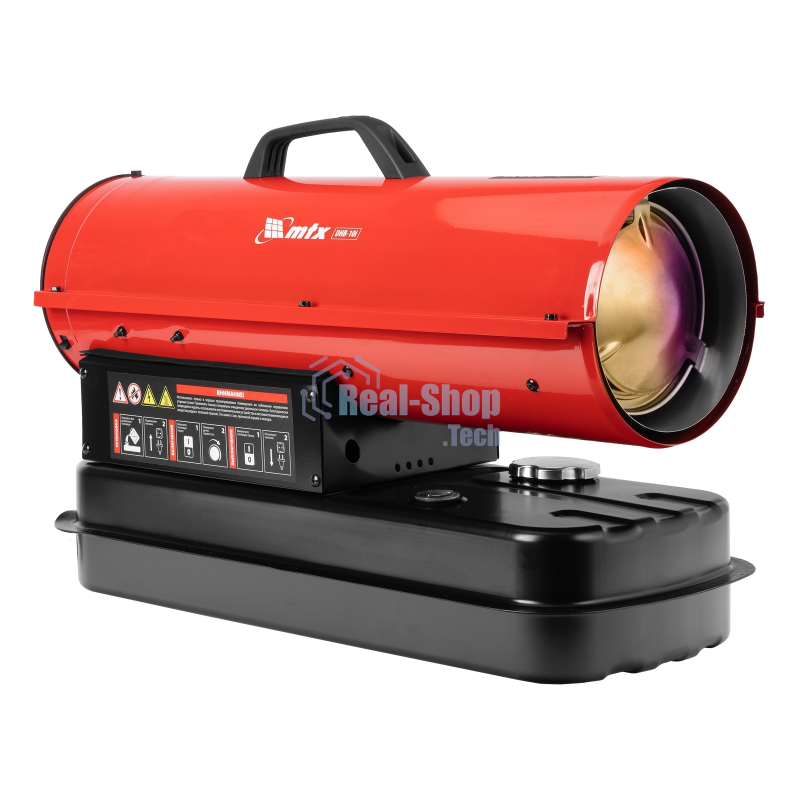 Дизельная тепловая пушка MTX DHB-10i, 10 кВт, 400 м3/ч, прямой нагрев, термостат