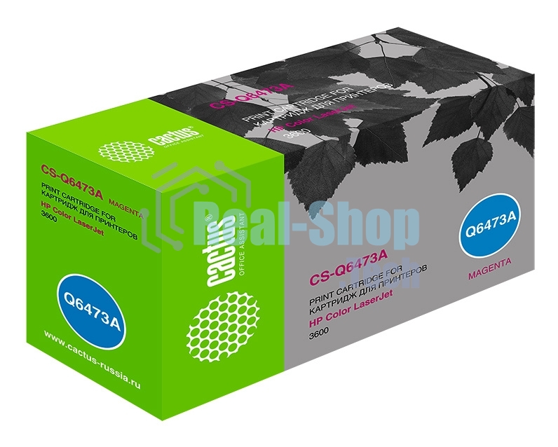 Картридж лазерный Cactus CS-Q6473A пурпурный (4000 стр.) для HP Color LaserJet 3600