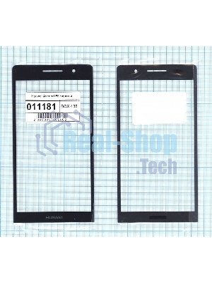 Стекло для Huawei Ascend P6 черное