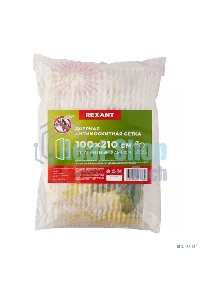 Дверная антимоскитная сетка Rexant, цвет с цветами (магниты пришиты по всей длине сетки!)