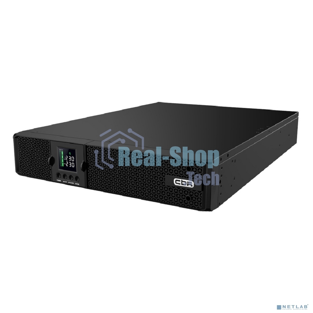 Источник бесперебойного питания CBR PLS-3KRT-8I-LCHERSC / 3000ВА / 2700Вт / 9 x C13,HID-USB, RS232, EPO, SNMP slot