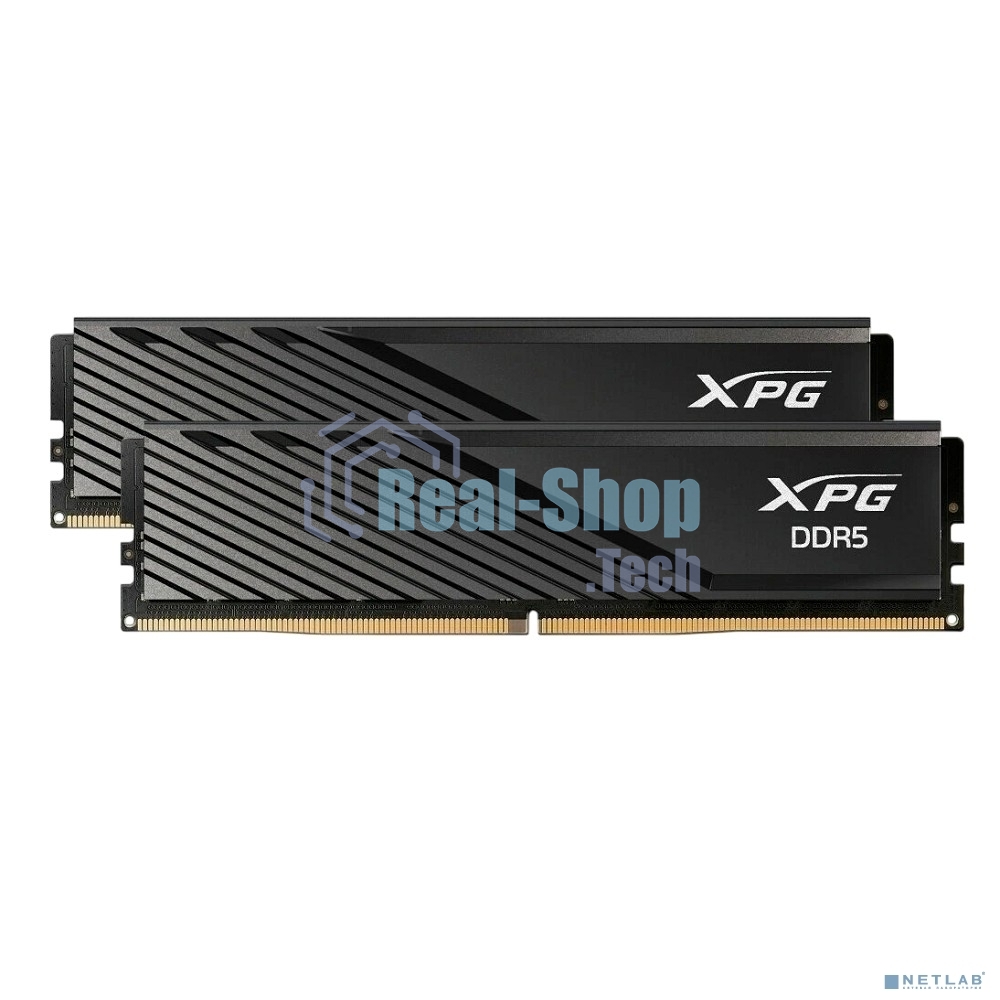 Оперативная память XPG Lancer Blade, DDR5, 32GB (2x16 GB), 6000 MHz, CL36, радиатор, черный