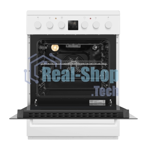 Плита электрическая Maunfeld MEC67CW08TD белый, конфорок 4 шт, духовка 59 л, 60 см x 85 см x 60 см