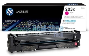 Картридж лазерный HP CF543X (HP 203X) пурпурный для HP LaserJet M254/M280/M281 2500 страниц.