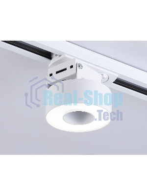 Трековый однофазный светодиодный светильник Ambrella light GL6861 WH белый LED 10W 4200K D75*80