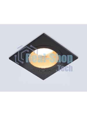 Встраиваемый точечный светильник Ambrella light TN102829 BK/GD черный/золото GU5.3 92*92*50