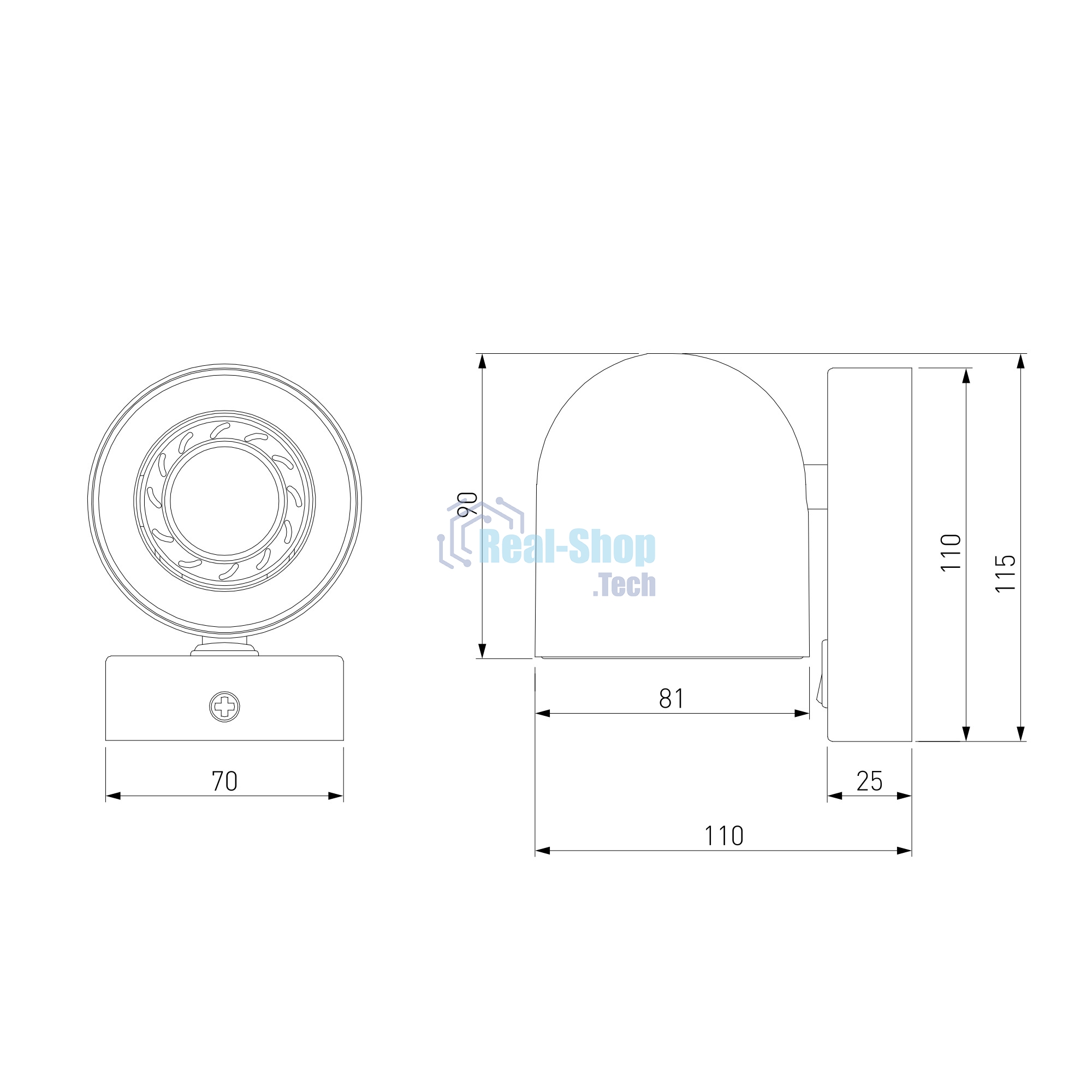 MRL 1009 / Светильник настенный  Ogma GU10 SW белый